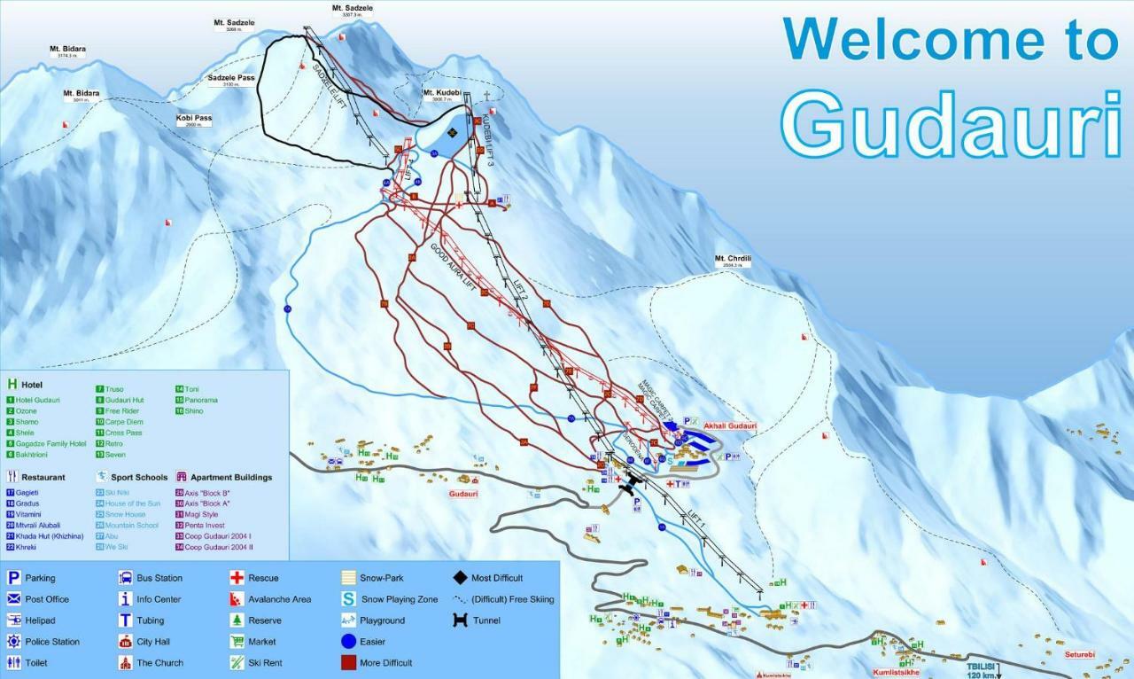 2-Room Apartment Nft Vista Gudauri 17- Near Ski Lift Luaran gambar